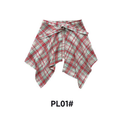 Children's Shirts, Sweatshirts, T-Shirts, Jackets, Layering Essentials, One-Piece Tie-Up Design, Hides Belly Fat, Plaid Hem