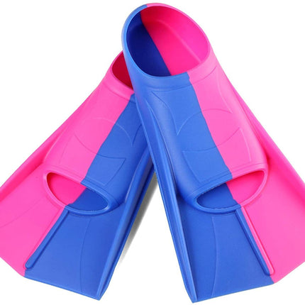 Swimming Fins for Men and Women Freestyle Breaststroke Silicone Short Fins for Adults and Kidsren Professional Lightweight Diving Training Feet