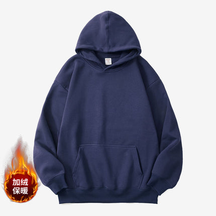 2025 New Autumn and Winter Oversize Hooded Sweatshirt Custom-Made with Fleece and Thickened, Loose and Lazy Style Autumn Hoodie Jacket