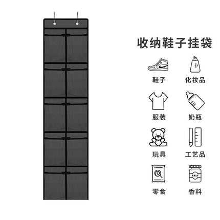 Cross-border Hot Sale 24-door Hanging Bag Storage Bag Storage Bag Shoes Storage Bag Multi-layer Grid Storage Hanging Bag