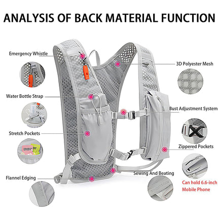 Spot Cycling Running Hiking Backpack Breathable Bicycle Cross-Country Marathon Water Bag Backpack Sports Vest