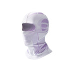 [thin, warm and breathable] white and purple