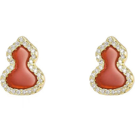 Xb084-Gourd Earrings Customer Special Shot