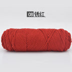 08 rust red * 8*20S * 500 (twist) * acrylic blend
