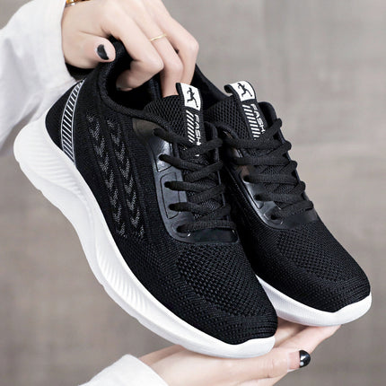 Shoes Women's Spring New Cross-border Women's Shoes Shoes Mesh Breathable sneaker Soft Sole Comfortable Casual Running Shoes
