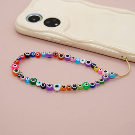 Factory direct supply handmade beaded mobile phone lanyard bluetooth speaker lanyard flashlight fan selfie stick U disk sling