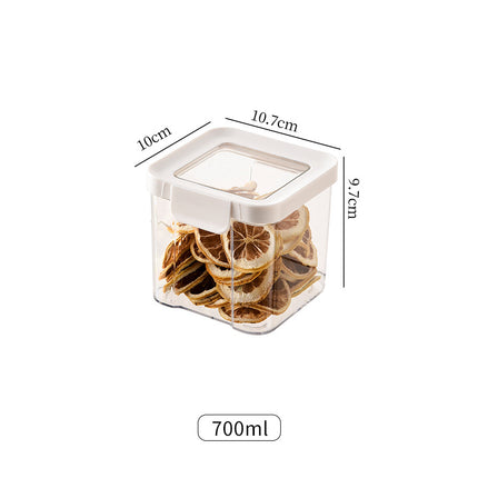 Sealed Jar for Grains, Kitchen Large Storage Sealed Box for Food, Dry Goods, Snacks, Transparent Moisture-Proof Storage Jar