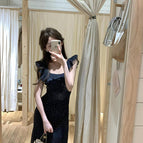 Wave Dot Dress / M recommended weight [47.50 kg-54.00 kg]]