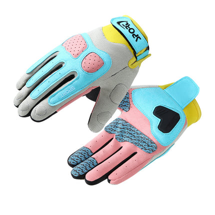 Motorcycle Gloves for Women and Men, Summer, Road Bike, Mountain Bike, Cycling, Sun Protection, Thin, Non-Slip, Wear-Resistant, Full-Finger