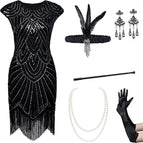 Black [dress + accessories]] / S