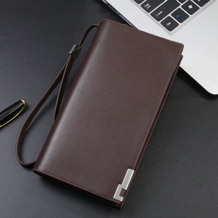 New Men's Wallet Casual Zipper Mobile Phone Bag Multifunctional Clutch Bag Long Men's Wallet Wholesale Wallet