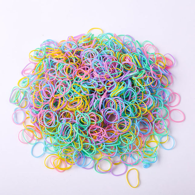 2000g Disposable Rubber Bands for Kidsren, Girls' Hair Ties That Do Not Hurt Hair, Hair Ties, Hair Ties, Hair Accessories