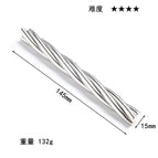 Four spiral iron twist