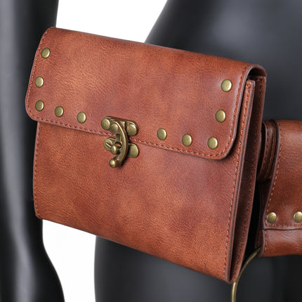 Foreign trade wholesale new bag women's European and American retro ladies waist bag mini outdoor mobile phone change clothing accessories