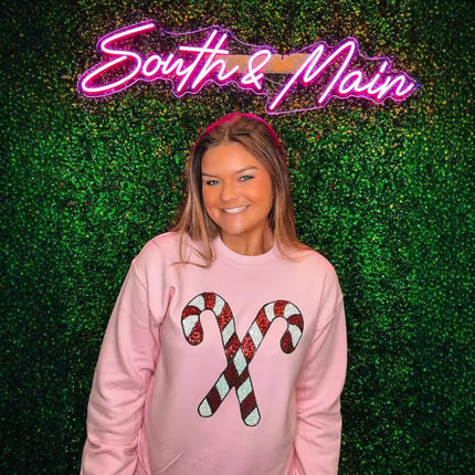 2004 Amazon Aliexpress Cross-Border Towel Sequin Embroidered Women's Long-Sleeve Pullover Crew Neck Sweatshirt Factory Short Style