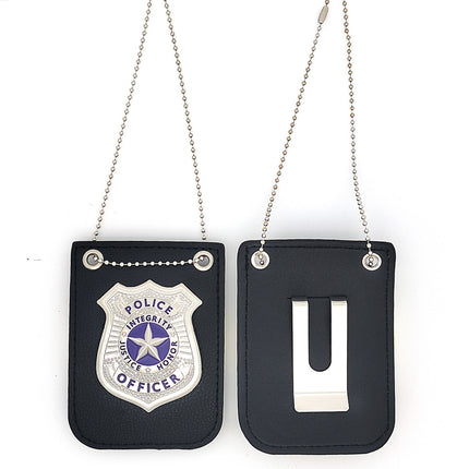 Amazon Kids Toy Police Micro Accessories Halloween Police Cosplay Accessories Badge Metal Police Badge
