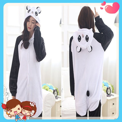 Mixed batch autumn and winter flannel adult cartoon conjoined animal pajamas cheese cat home clothes thick toilet wholesale