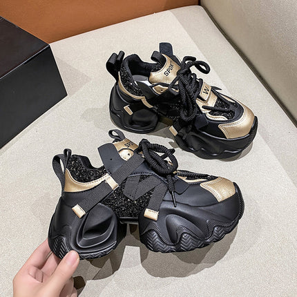 Net red autumn and winter torre shoes women super fire 2024 OK new autumn fashion thick bottom increased European station leisure transport