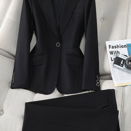 New Orange Professional Small Suit Jacket High-grade Suit suit Suit Spring and Autumn Short Skirt Small Hugh