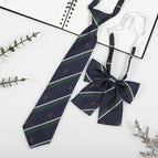 Dark blue anchor (tie + collar flower)