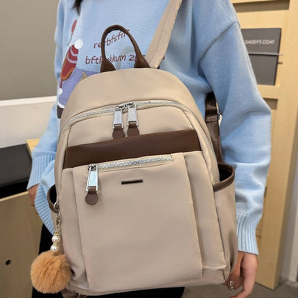 Cross-border Backpack New Travel Lightweight Bag Western Style Women's Travel Oxford Cloth Backpack Student Schoolbag