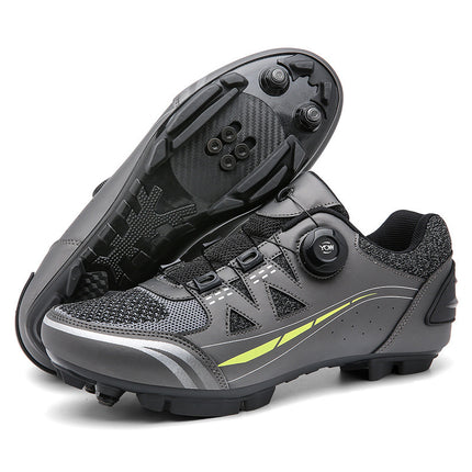 2023 Cross-border New Road Self-locking Riding Shoes Hard Sole Mountain Bike Shoes Power Bicycle Lock Shoes Men's Riding