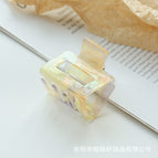 5cm small square mini pink and yellow / 5cm
