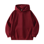 Burgundy [no balling or fading] | Hooded sweatshirt] / S [recommendation 45-55kg ]