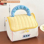 1 # Yellow-three kittens cosmetic bag