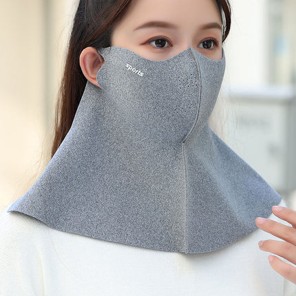 Derong Seamless Three-Dimensional Neck Protection Neck Warm Mask Women's Autumn and Winter Outdoor Sports Skiing and Cycling Windproof and Coldproof Mask