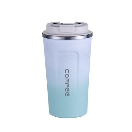 Fashion coffee cup 304 stainless steel vacuum mug couple cup portable car gift cup cross-border wholesale