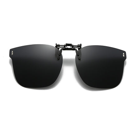 2024 New Style Sunglasses Clip-On Metal Rice Nail Polarized Clip-On Glasses Flip-Up Myopia Glasses Clip-On Sunglasses Wholesale