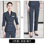 Gray suit + pants / S