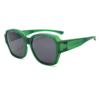Green frame black gray sheet