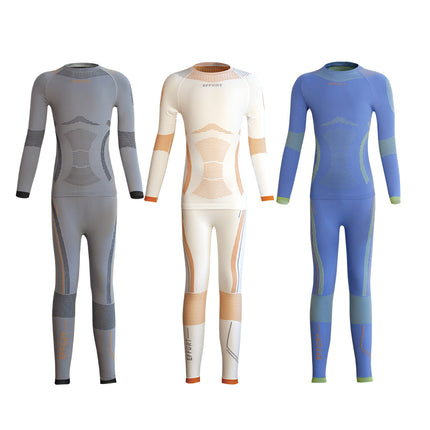 Ski Quick-Drying Clothing for Kidsren, Men and Women, Moisture-Wicking and Warm Sports Bra, Outdoor Compression Clothing, Bottoming Quick-Drying Clothing