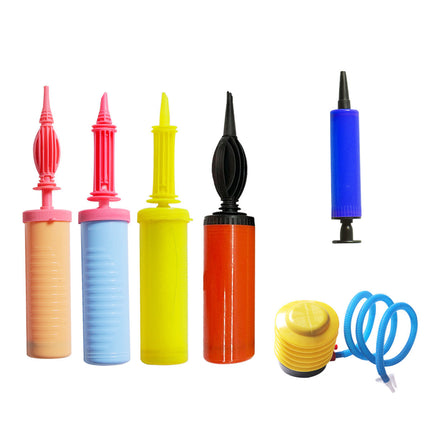 Portable Air Pump Party Wedding Supplies Hand Push Balloon Air Pump Accessories Two-Way Air Pump