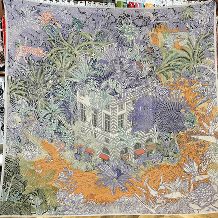 130 new winter fashion warm large square silk wool material plant garden flower lady shawl scarf