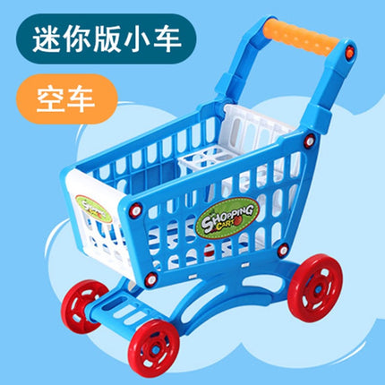 Wholesale Children's Shopping Cart Toy Baby Fruit Supermarket Trolley Boys' Girls Simulation Play-house Big Kitchen