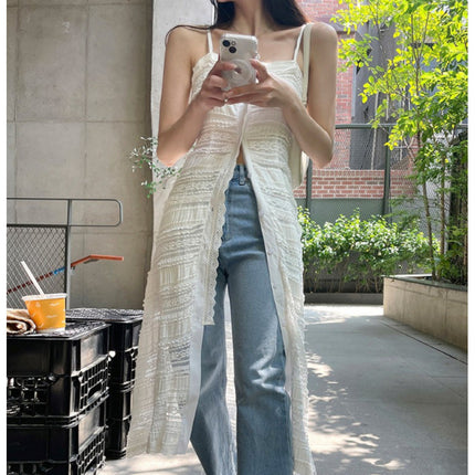 in stock Han Fan Lady Lace Stitching Sling dress