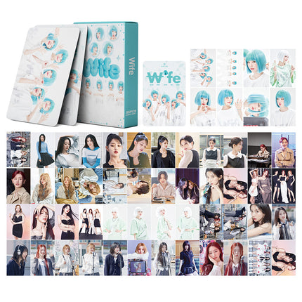Korean Star 55 Boxed Small Cards Stray (g) I-Dle Ive Ateez Collection Lomo Cards Cross-Border