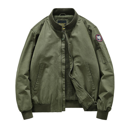 Factory supply winter jacket men's fleece jacket men's casual jacket 91W28