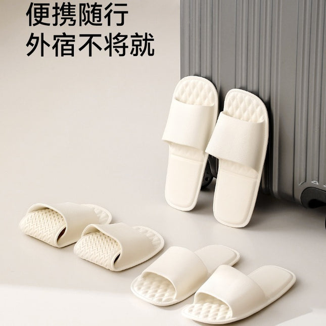 Foldable Portable Travel Slippers for Women Swimming Beach Non-slip Travel Hotel Disposable Slippers for Men Bathing