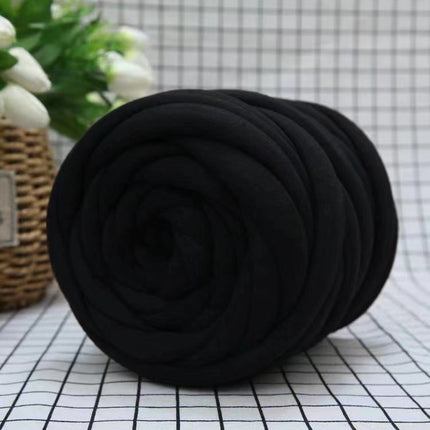 Cross-Border New Product DIY Core-Spun Yarn 3cm Thick Imitation Velvet Yarn Blanket Fabric Strip Yarn Core-Spun Cotton Manufacturer Wholesale