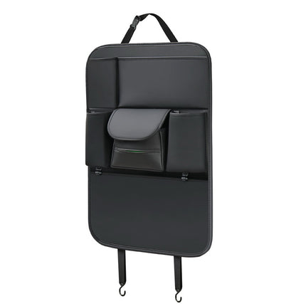 Car Seat Back Storage Bag Leather Tablet Holder Storage Box Dining Table Car Seat Back Hanging Bag