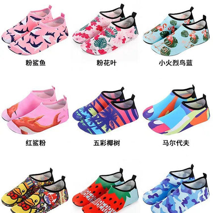 Cross-Border New Beach Shoes Non-Slip Soft Sole Outdoor Wading and River Tracing Shoes Indoor Fitness Sports Shoes Yoga Shoes Mixed Hair