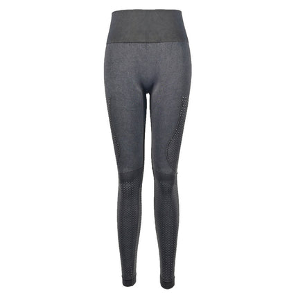 Women's Fitness Yoga Pants, Tight-Fitting, Stretchy, Quick-Dry, Suitable for Running, High-Waisted, Cropped Length, Summer High-Waisted Slimming Leggings