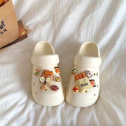 Trendy Thick-Soled Eva Clogs for Girls, Summer 2026 Outdoor Wear, Non-Slip, Odor-Resistant, Ultra-Comfortable Beach Shoes