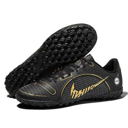 Cross-Border football shoes tf broken nails artificial turf AG nails leather feet boys and girls children young students competition training shoes