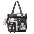 One Shoulder-Black / Naked bag