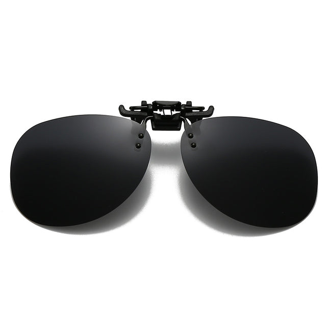 Popular Toad Mirror Sunglasses, Polarized Clip-On Night Vision Goggles for Men and Women, Flip-Up Glasses Clip-On Manufacturer Direct